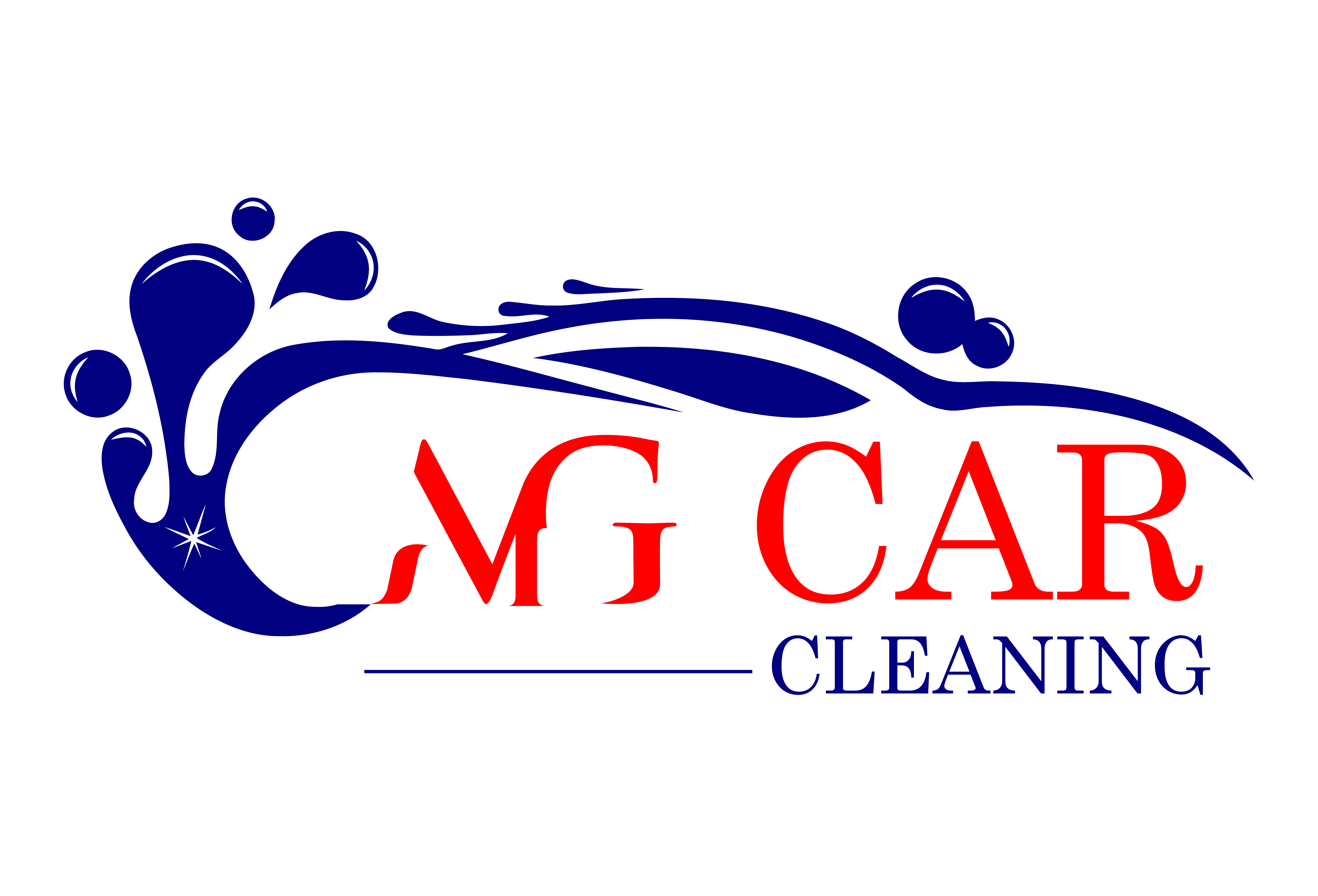 MG Car Cleaning Logo